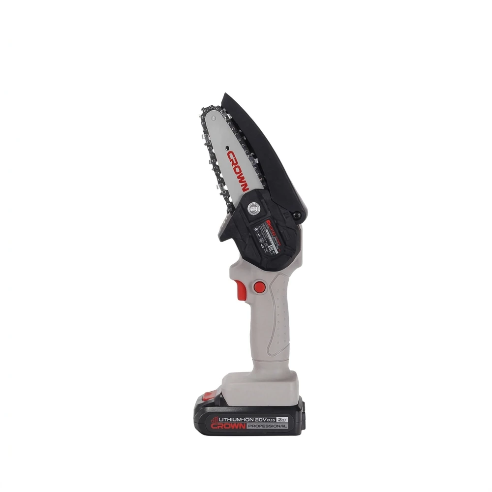 Scie a chaine Mini (8") Sans-fil 20v (2Batterie 2.0Ah) CROWN
