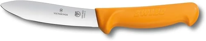 Couteau à Dépouiller SWIBO manche Jaune lame 13cm VICTORINOX