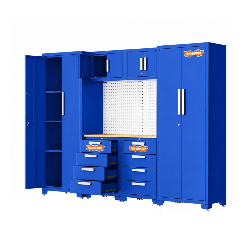 Ensemble d'Armoires de Garage 2700×65×1925 mm WADFOW