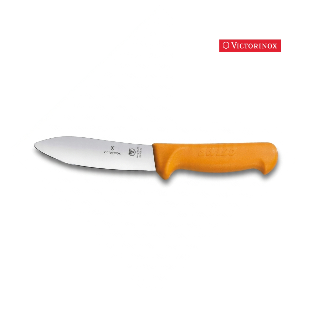 Couteau à Dépouiller SWIBO manche Jaune lame 13cm VICTORINOX