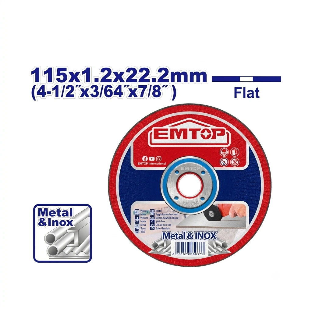 Disque (Metal/Inox) (115*1.0mm)  EMTOP