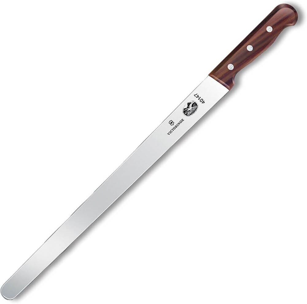 Couteau à tranche CHAWARMA Manche à bois Palissandre Lame inox 36cm  VICTORINOX