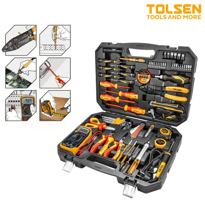 Caisse a outils Électricien 66 Pcs TOLSEN |  85310